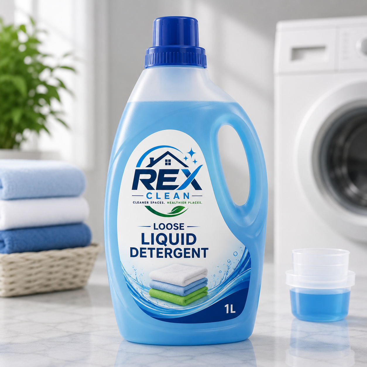 REX CLEAN Loose Liquid Detergent – 1 Litre