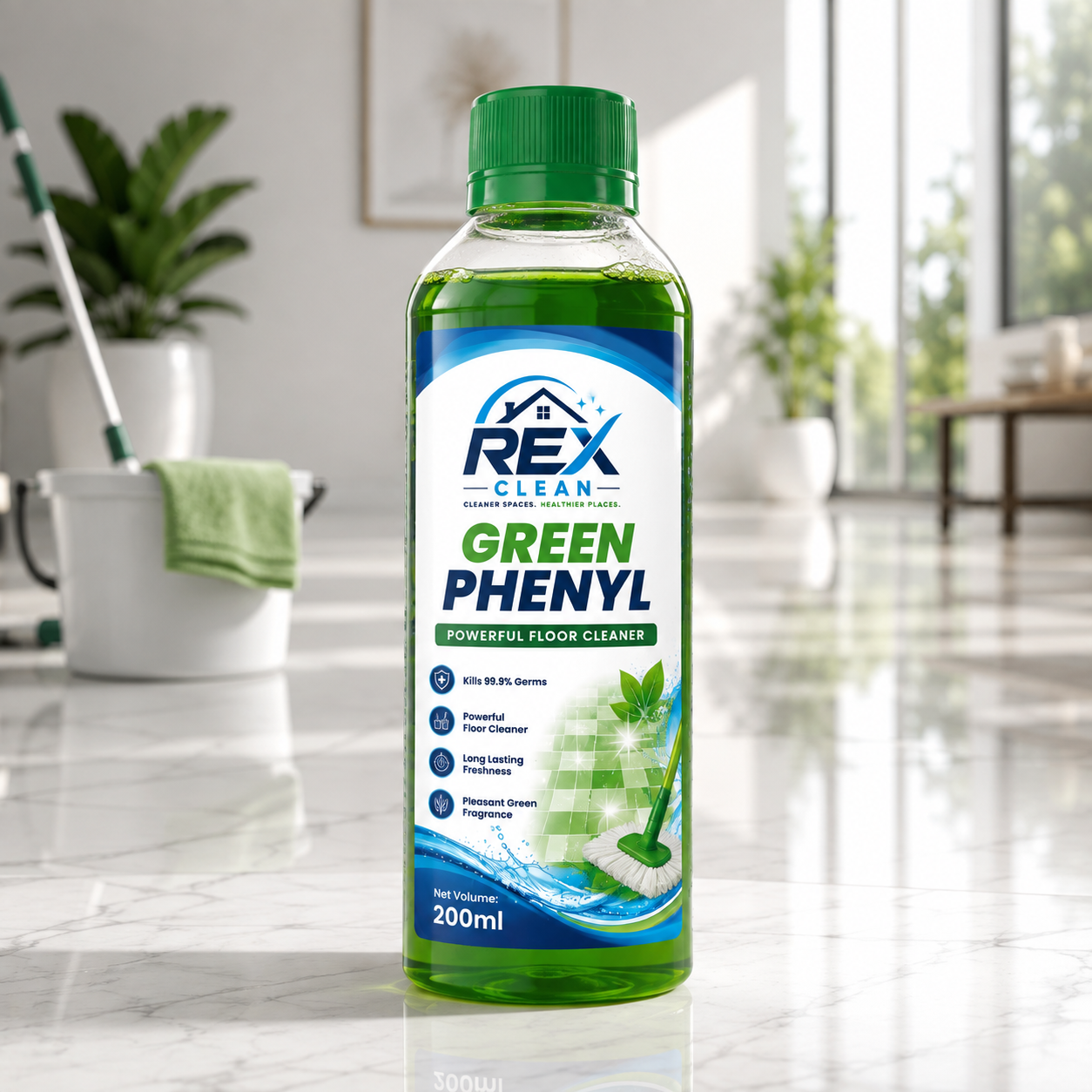 REX CLEAN Green Phenyl – 200ml