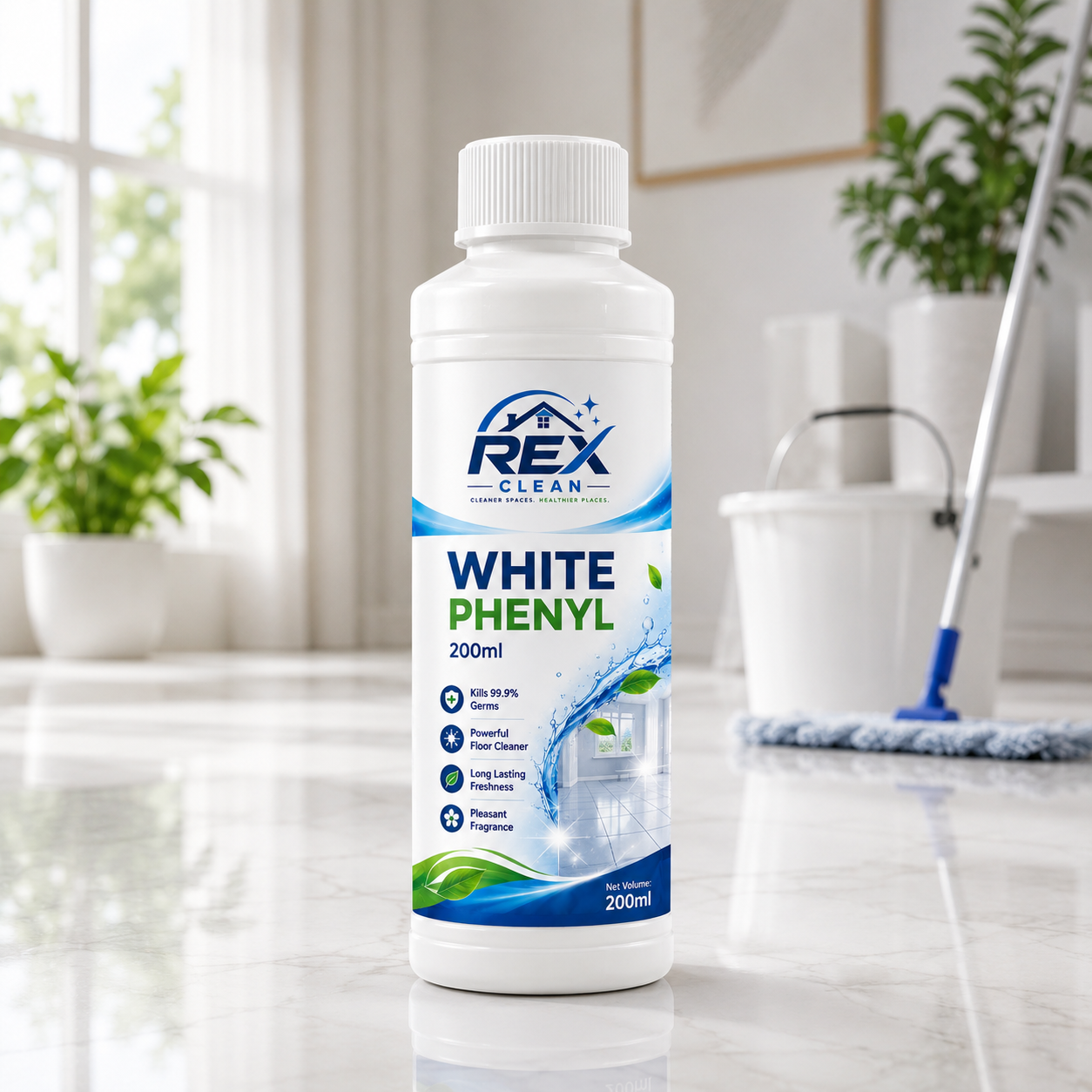 REX CLEAN White Phenyl – 200ml